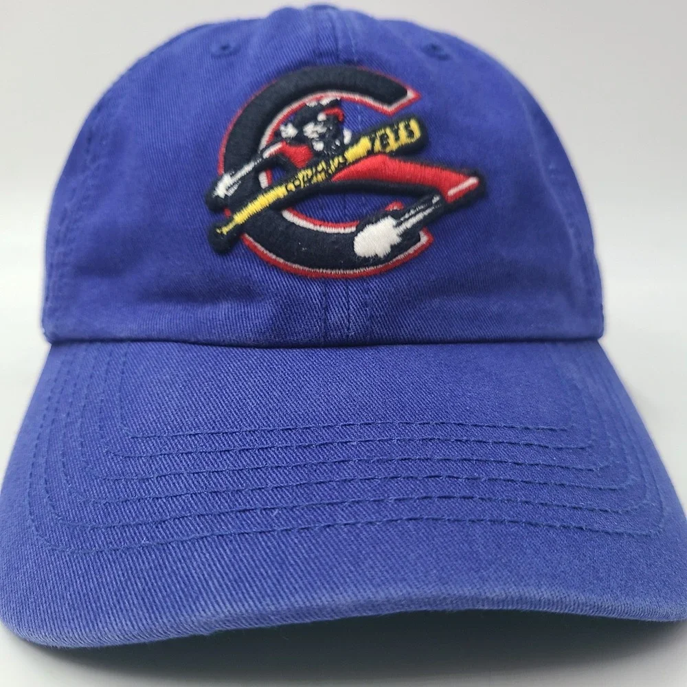Columbus Jets Hat Fitted M 47 Brand Franchise Blue Red MiLB Baseball Defunct Men